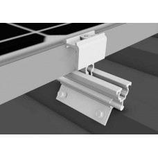 Schletter Clamp Fit solar mounting Bundle -  for Trapezoid metal roofs - 2 END clamps for one long side of panel in landscape orientation only